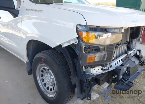 2025 Chevrolet Silverado 1500 2Wd Standard Bed Wt from USA, damaged, VIN 1GCRAAEKXSZ149244